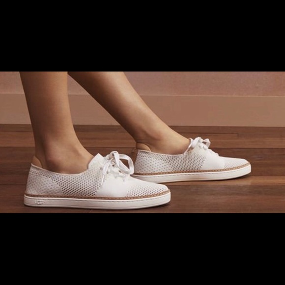 ugg perforated slip on sneakers